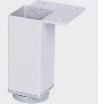Regulacijska nogica za pohištvo - bela
